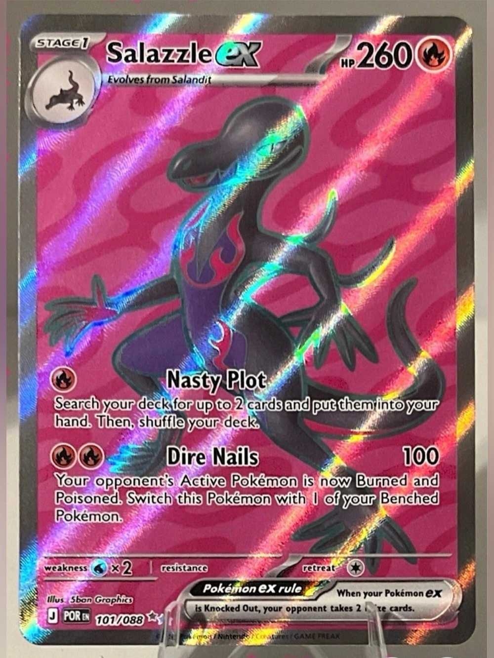 Pokémon TCG: Perfect Order - SALAZZLE EX 101/088 NM
